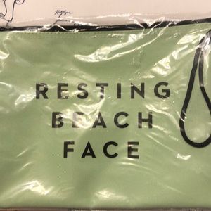 Resting Beach Face swimsuit bag- Milly